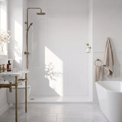 Hydraset Pure White Gloss Square Edge 2400x1200mm