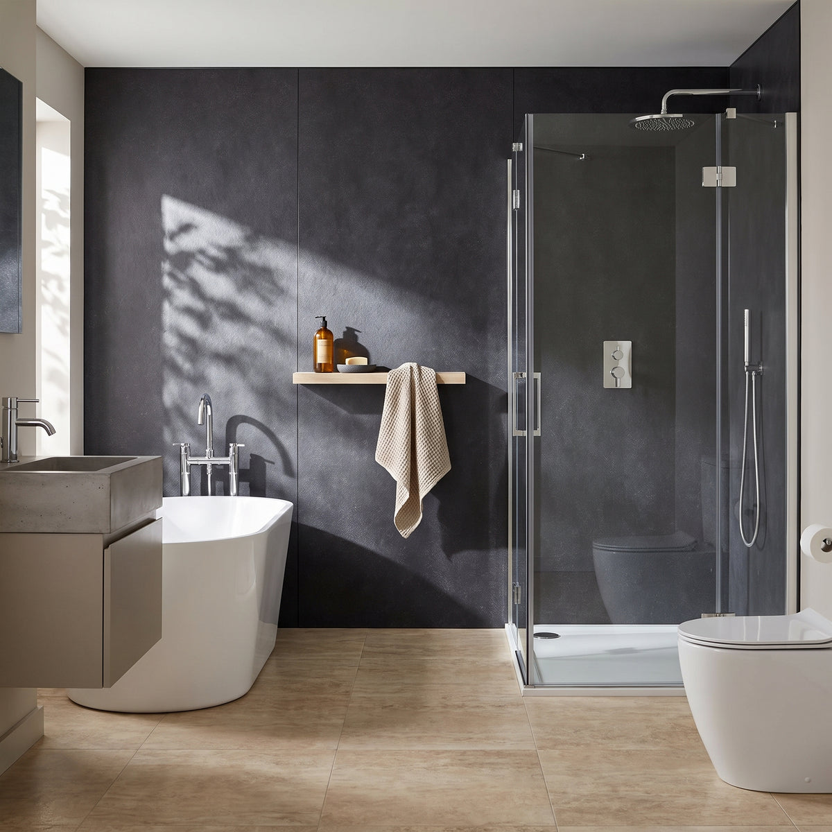 Hydraset Riven Slate Textured 1200 x 2400 Setlock Wall Panel