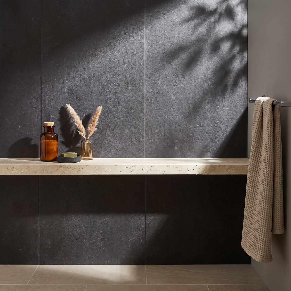 Hydraset Riven Slate Textured 1200 x 2400 Square Edge Wall Panel