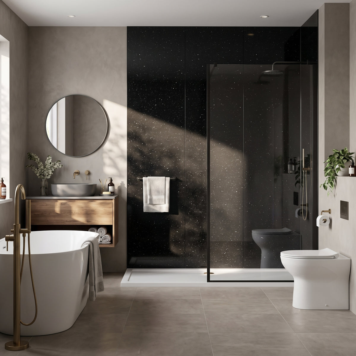 Hydraset Stardust Gloss 1200 x 2400 Square Edge Wall Panel