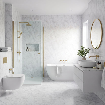Hydraset Pure Light Marble Setlock 2400x1200mm