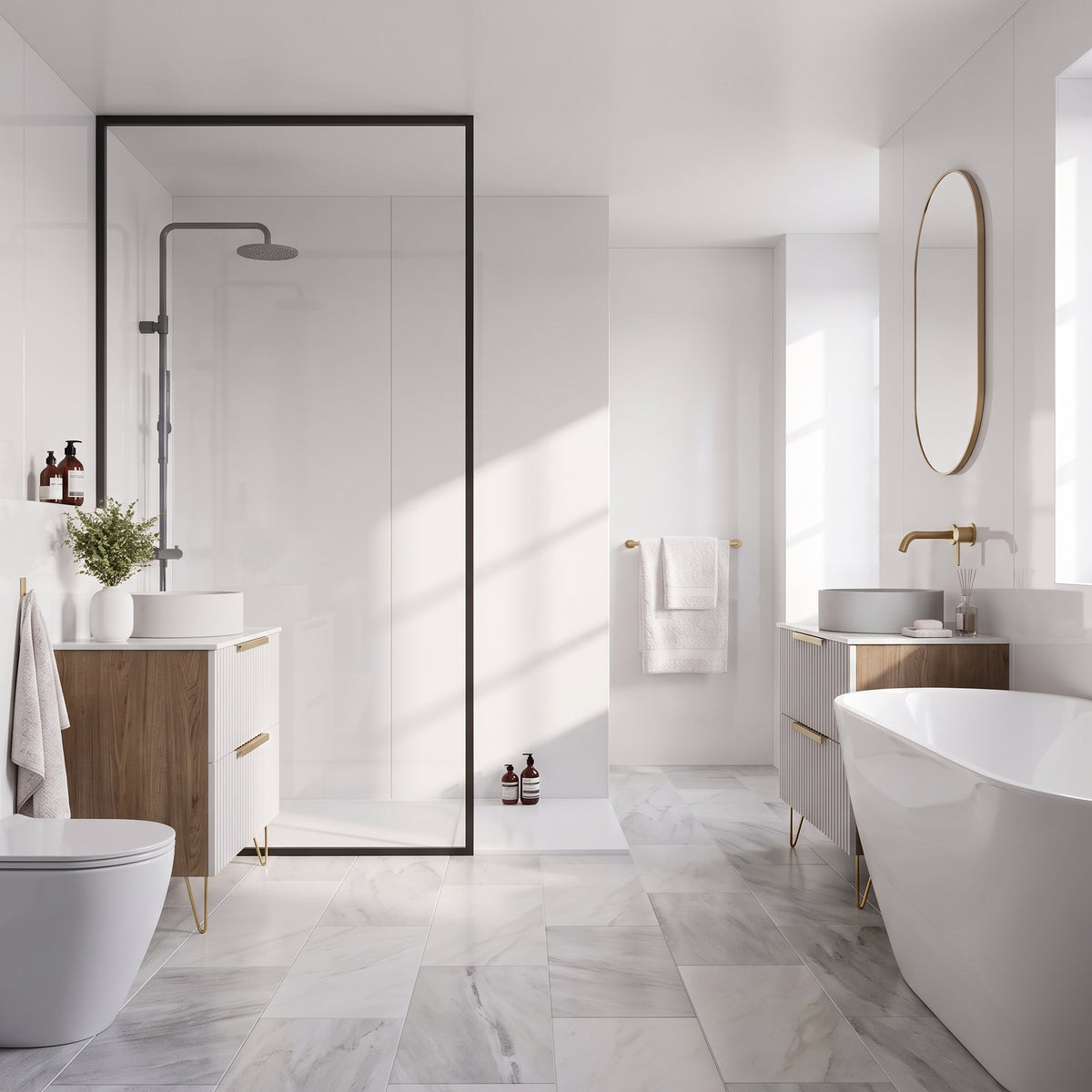 Hydraset White Gloss Setlock 2400 x 1200