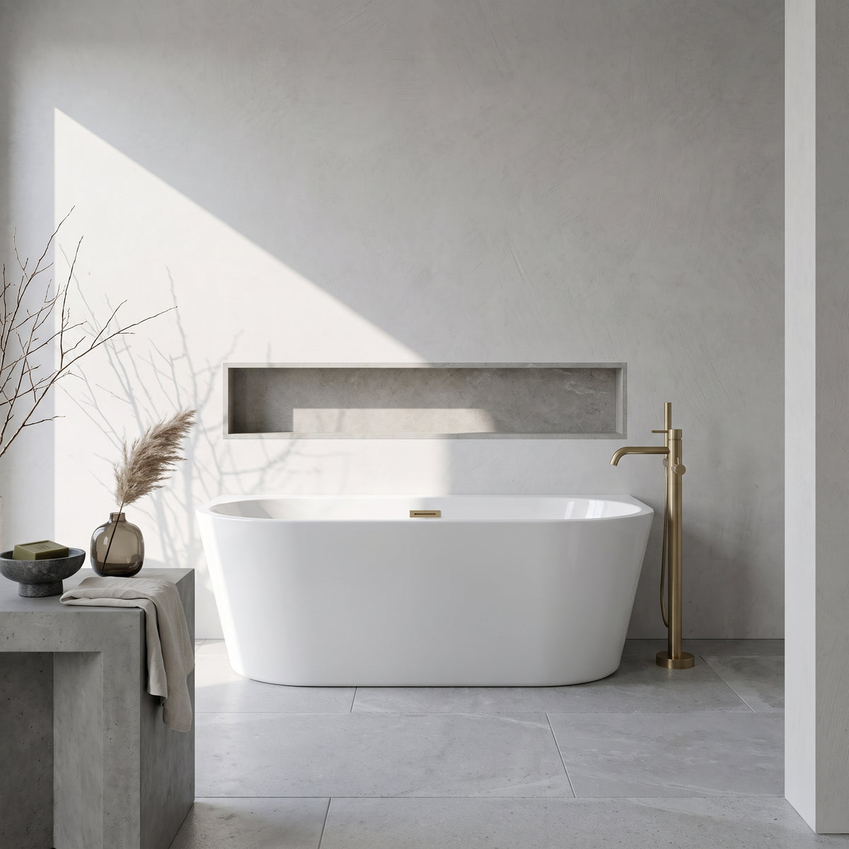 Fairford Brescia 1700 x 800 x 575mm Freestanding Bath