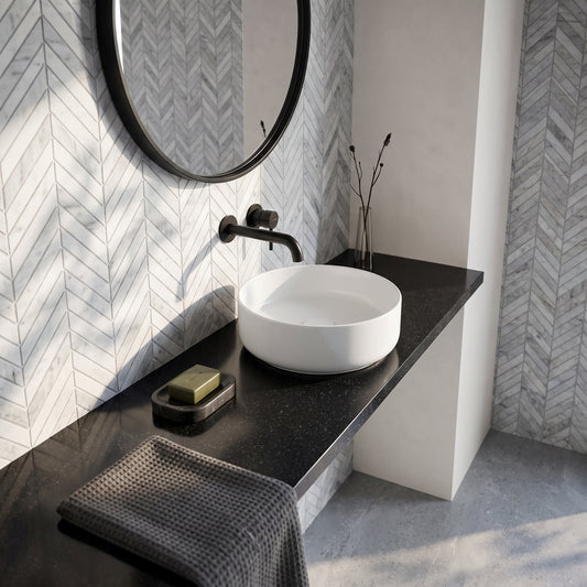 Fairford Black Sparkle Laminate Worktop 1200 x 390 x 22mm