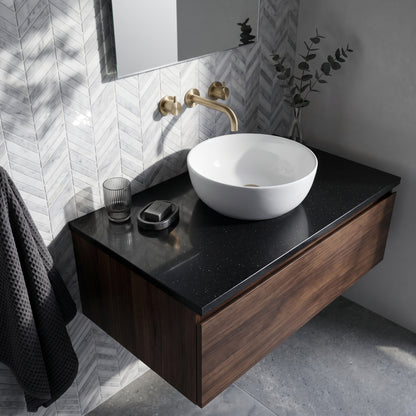 Fairford Black Sparkle Laminate Worktop 600 x 390 x 22mm