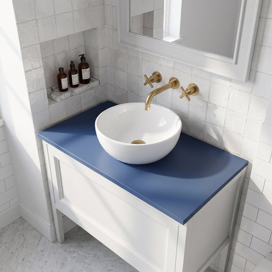 Fairford Satin Blue Co-ordinating Worktop 800 x 390 x 18mm