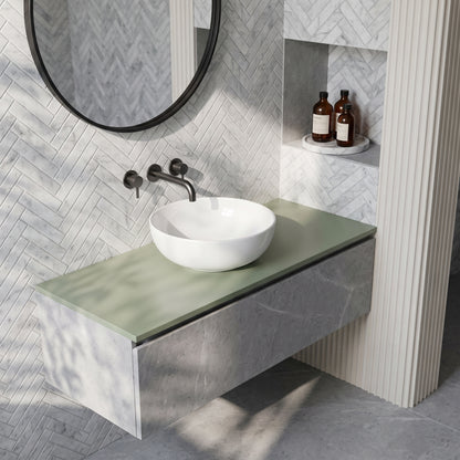 Fairford Satin Green Co-ordinating Worktop 1200 x 390 x 18mm