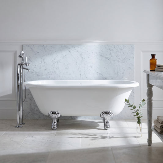 Fairford Bolsover 1700mm Freestanding Baths - Various Feet Options-Corbel Feet