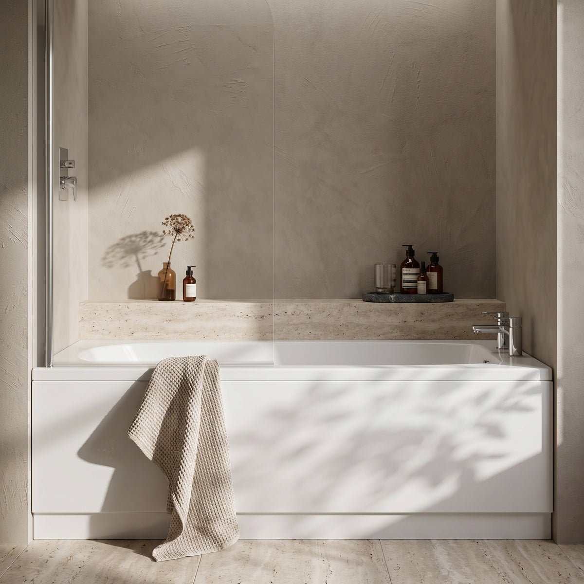 Fairford Novus 1700 x 750mm Single Ended Straight Bath, 0TH