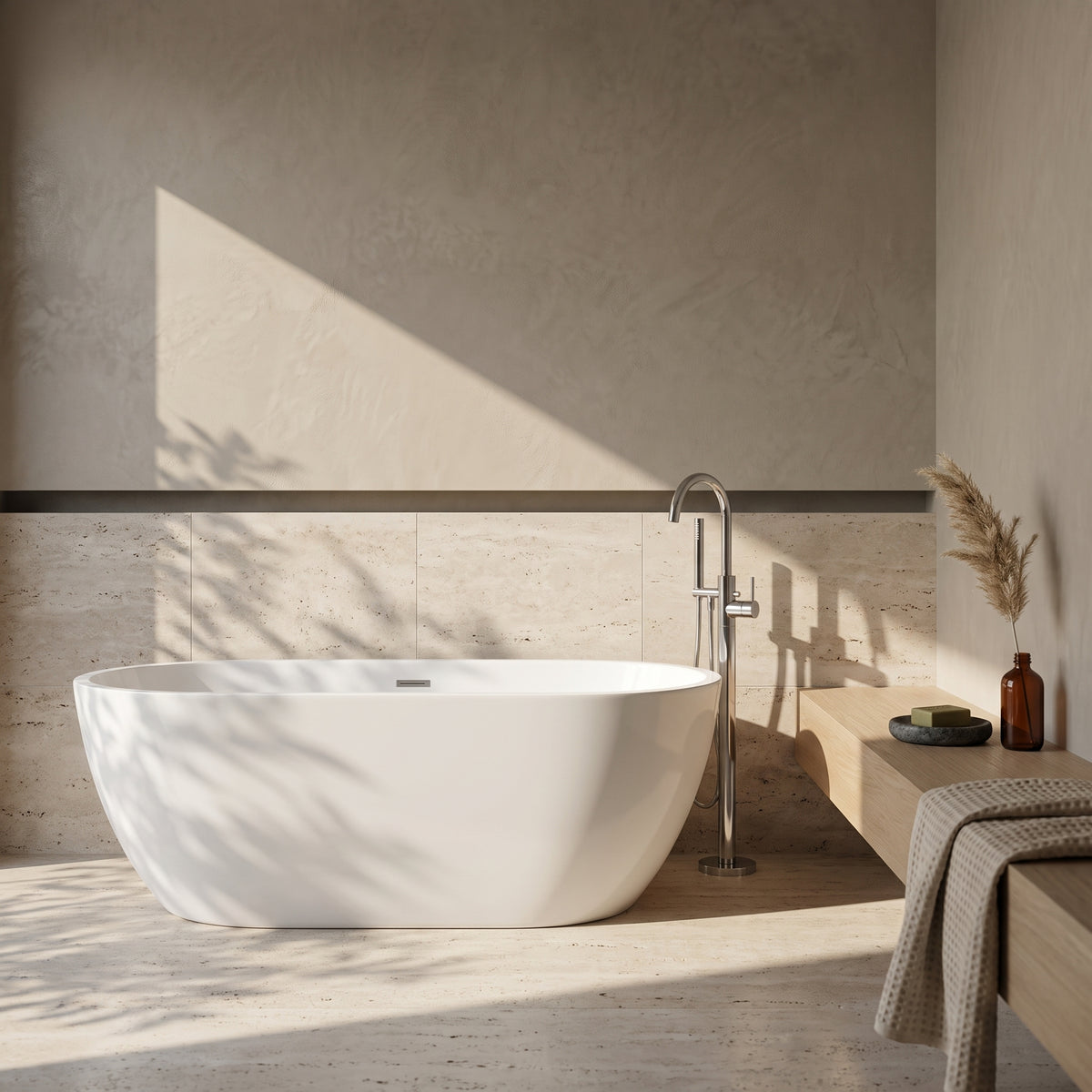 Fairford Palermo 1800 x 780 x 590mm Freestanding Bath
