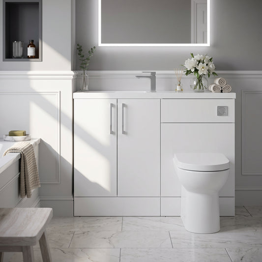 Fairford Union 1100mm Gloss White Pack