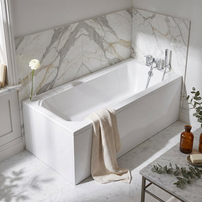 Fairford Hexam Single Ended Traditional Straight Bath-1700 x 750mm