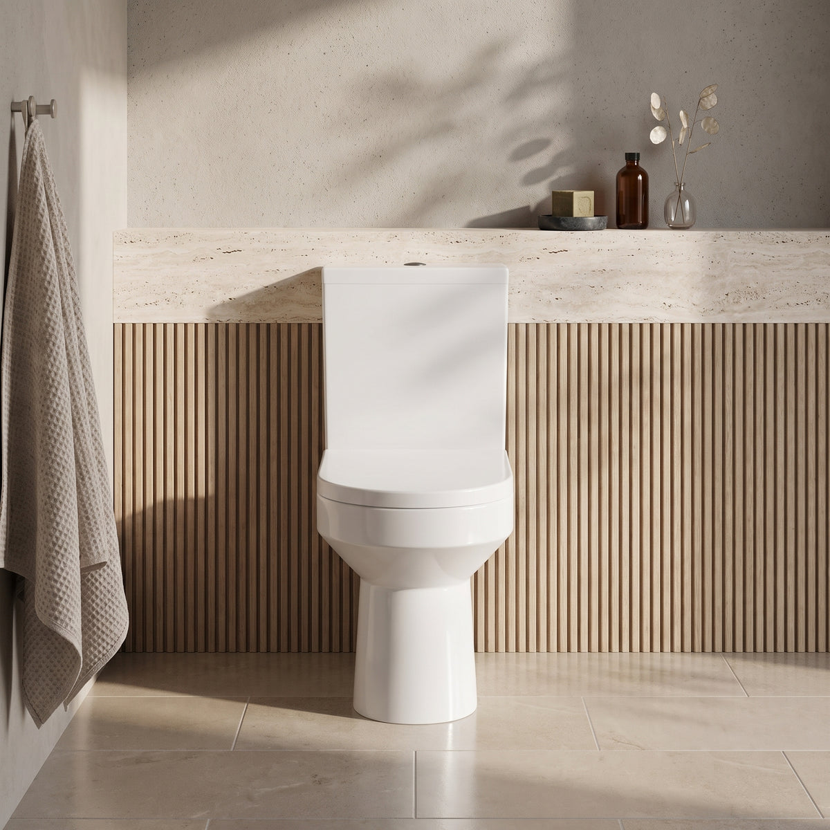 Fairford Gravo Close Coupled Toilet with Soft Close Seat