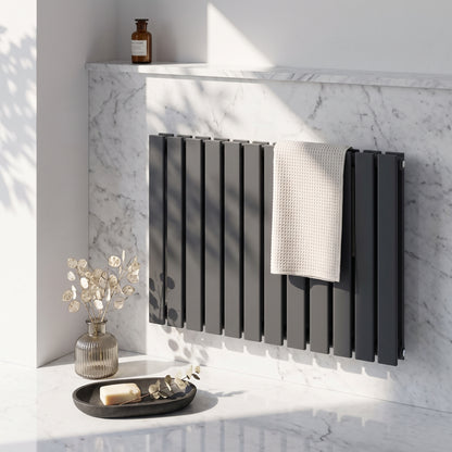 Fairford Bravo Anthracite Double Designer Radiator 600mm X 886mm