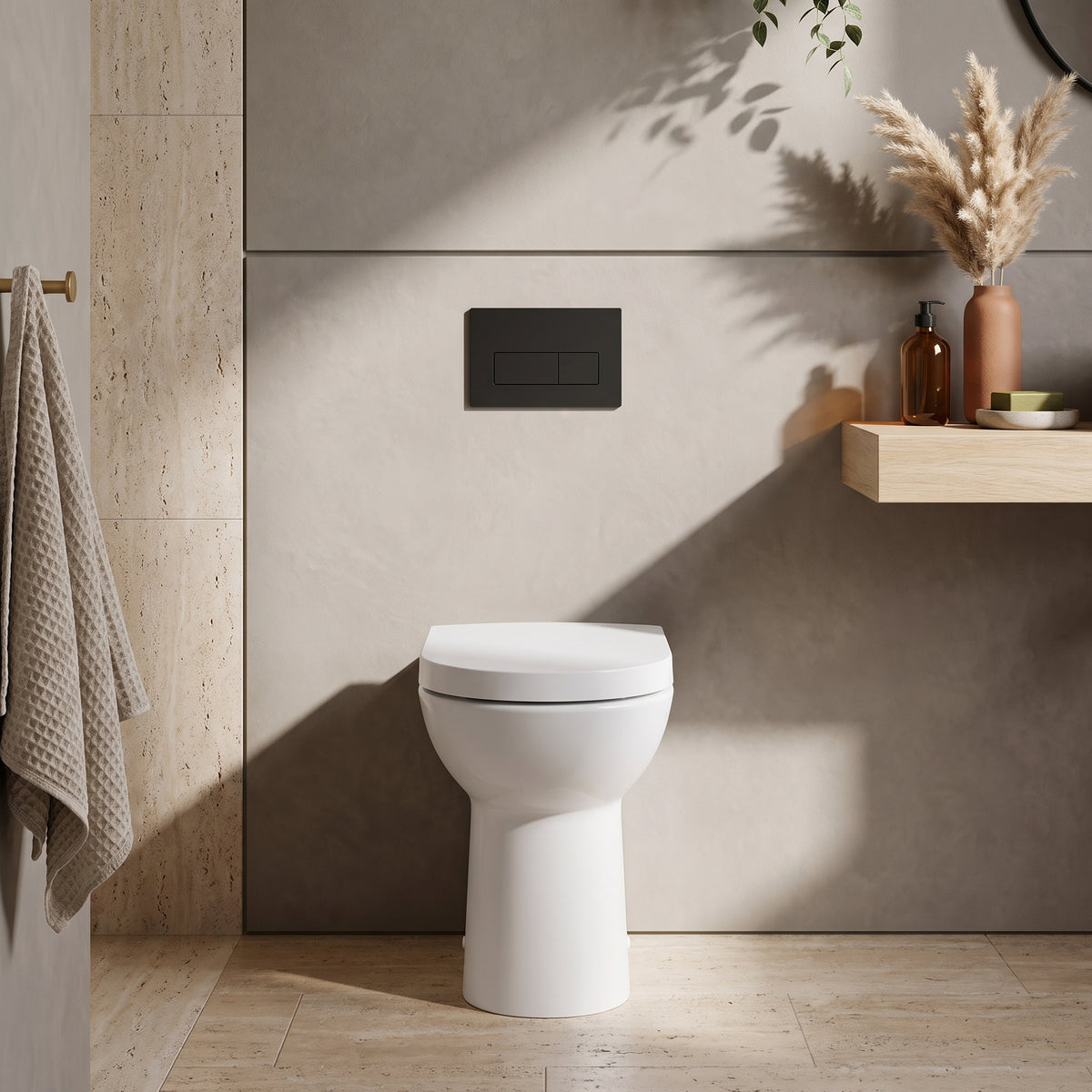 Fairford Kingsly Comfort Height Back To Wall Toilet