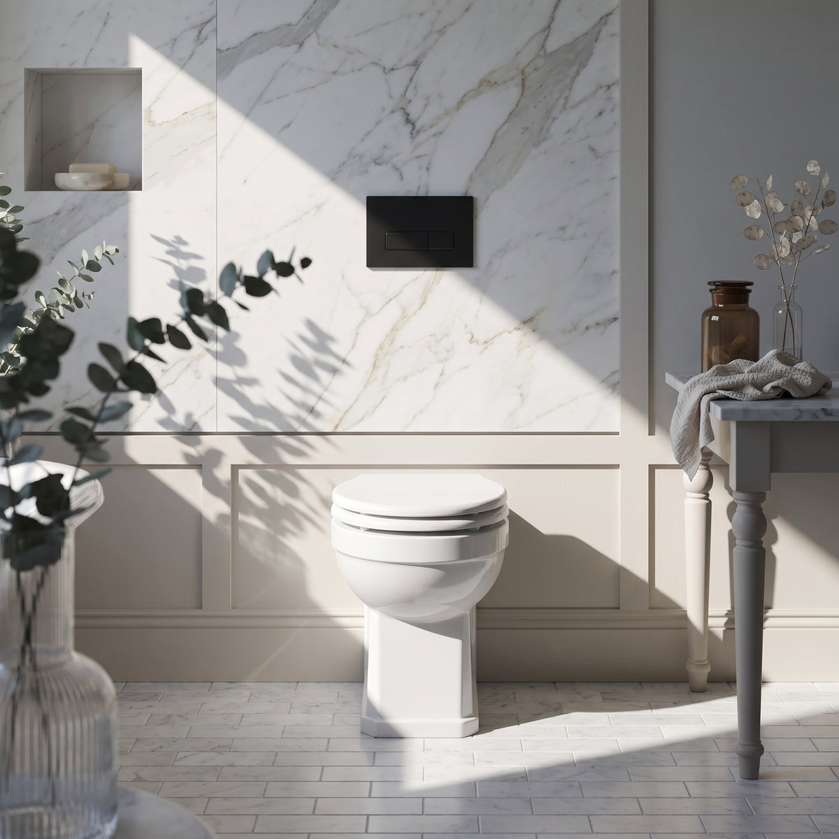 Fairford Hexam Back To Wall Toilet, no Seat
