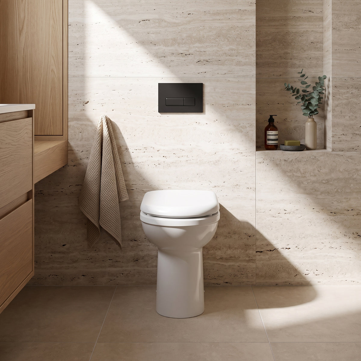 Fairford Hora Comfort Height Back To Wall Toilet