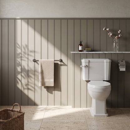 Fairford Hexam Close Coupled Toilet, excludes Seat