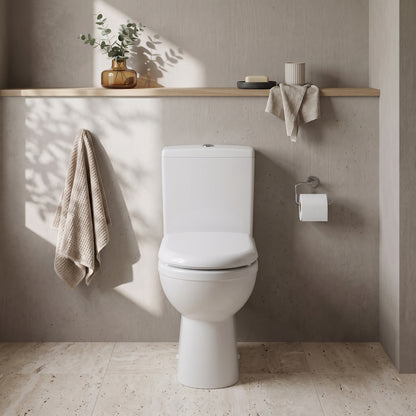Fairford Hora Comfort Height Close Coupled Toilet with Seat