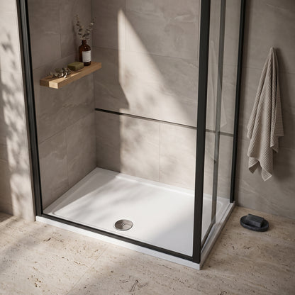 Fairford 1000 x 800mm Antislip Rectangular Shower Tray