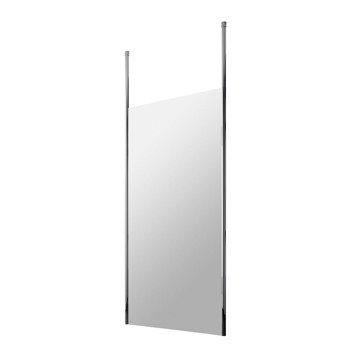 Fairford 900mm 8mm Wetroom Screen, 2 Ceiling Posts, 1950mm