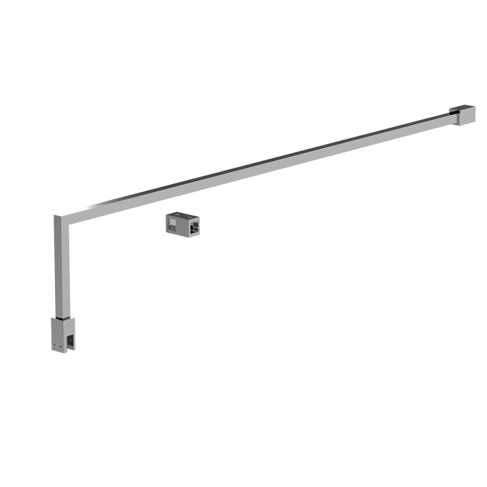 Fairford Chrome Wall Mounted Support Arm