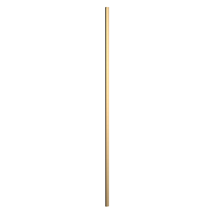 Fairford Brushed Brass Wetroom Wall Channel, 1850mm
