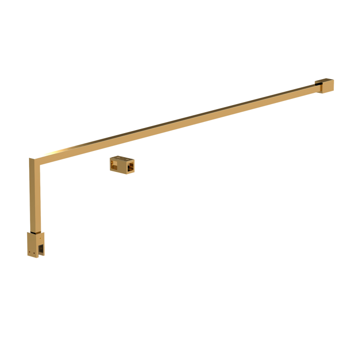 Fairford Brushed Brass Wall Mounted Support Arm Kit