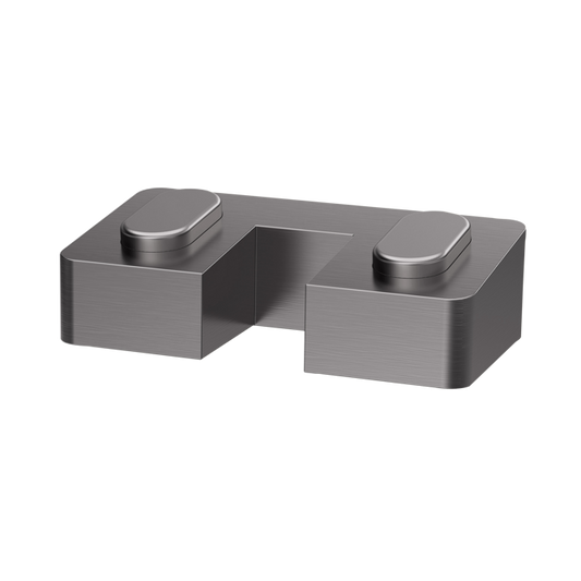 Fairford Gunmetal Screen Support Foot, Horseshoe
