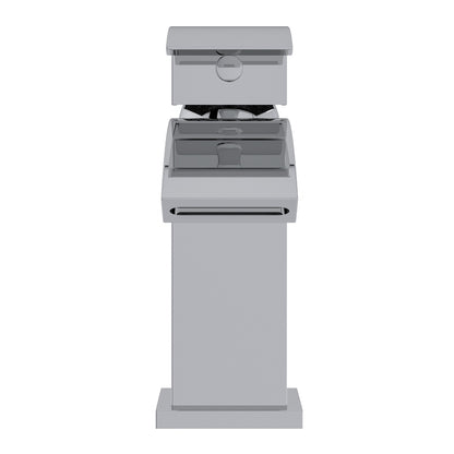 Fairford Cohen Basin Mixer with Push Button Waste
