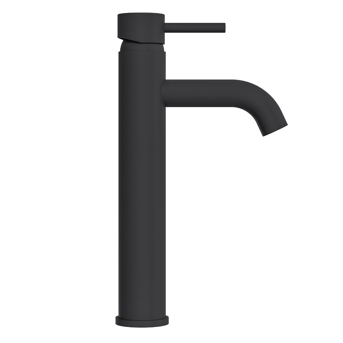 Fairford Element 5 Matt Black High Rise Basin Mixer