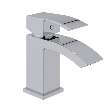 Fairford Cohen Mini Basin Mixer with Push Button Waste