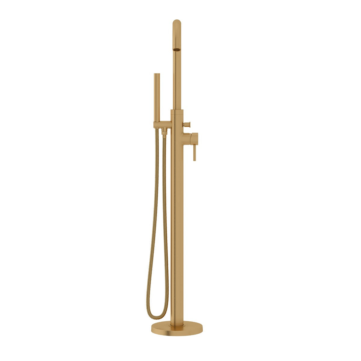 Fairford Element Brushed Brass Freestanding Bath Shower Mixer