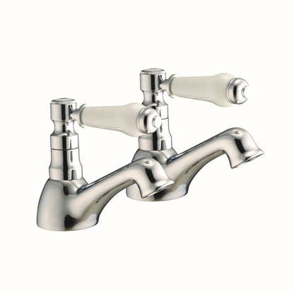 Fairford Cambridge Quarter Turn Bath Pillar Taps
