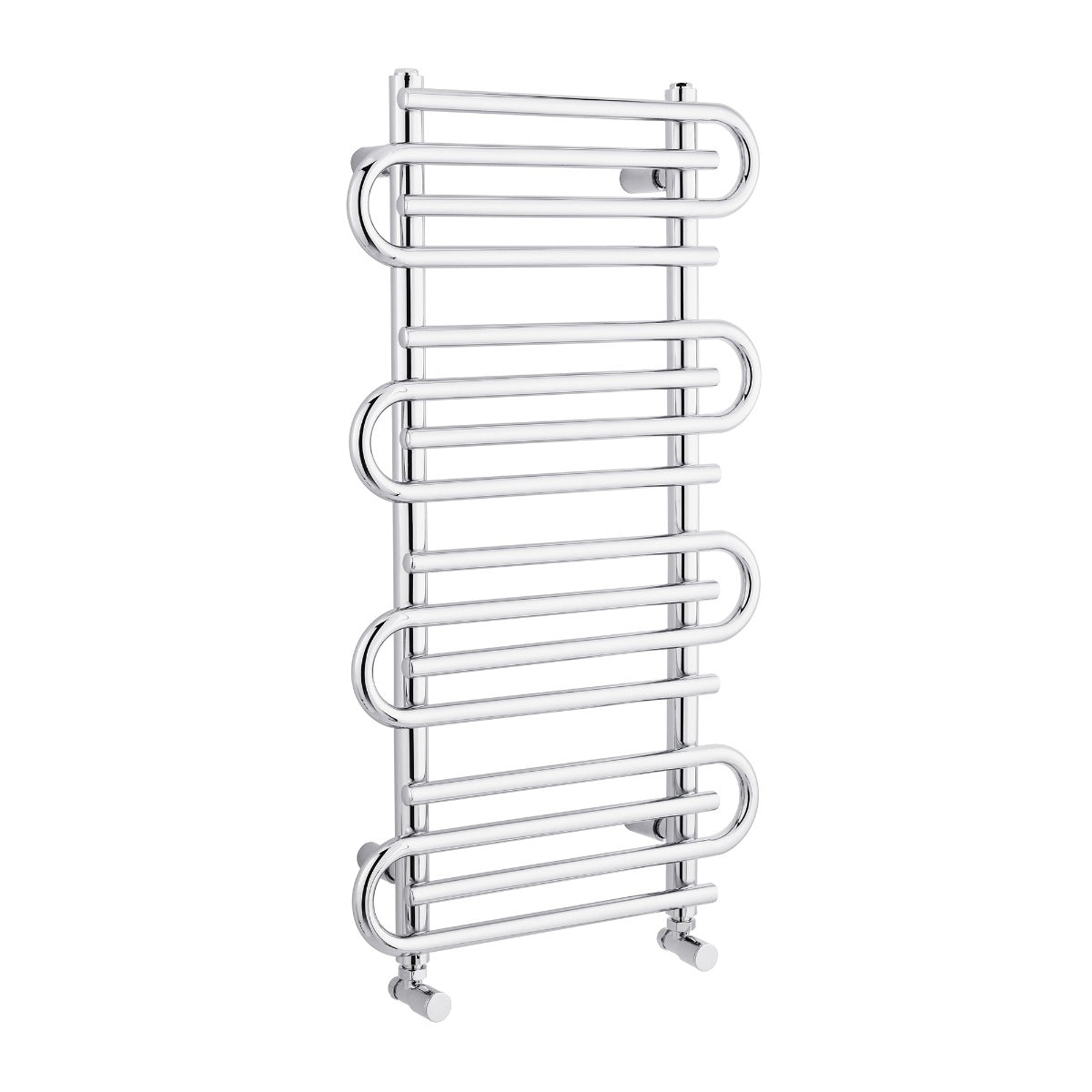 Fairford Loop 900 x 510mm Chrome Towel Rail
