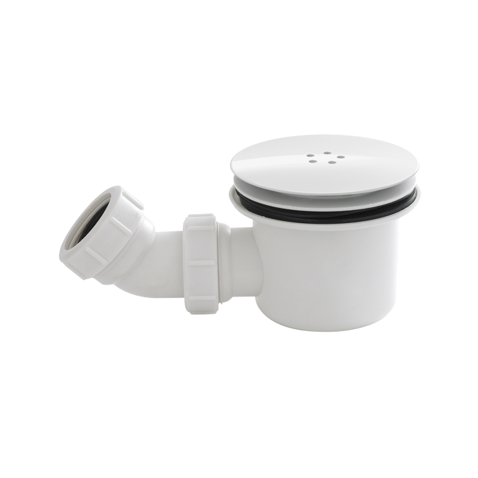 Fairford Matt White Fast Flow Shower Waste