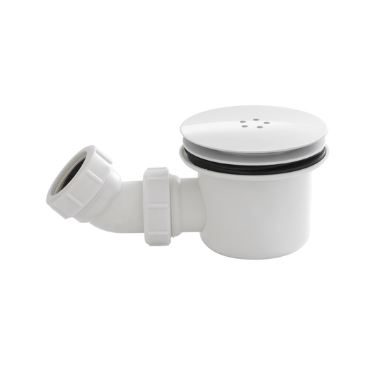 Fairford Matt White Fast Flow Shower Waste