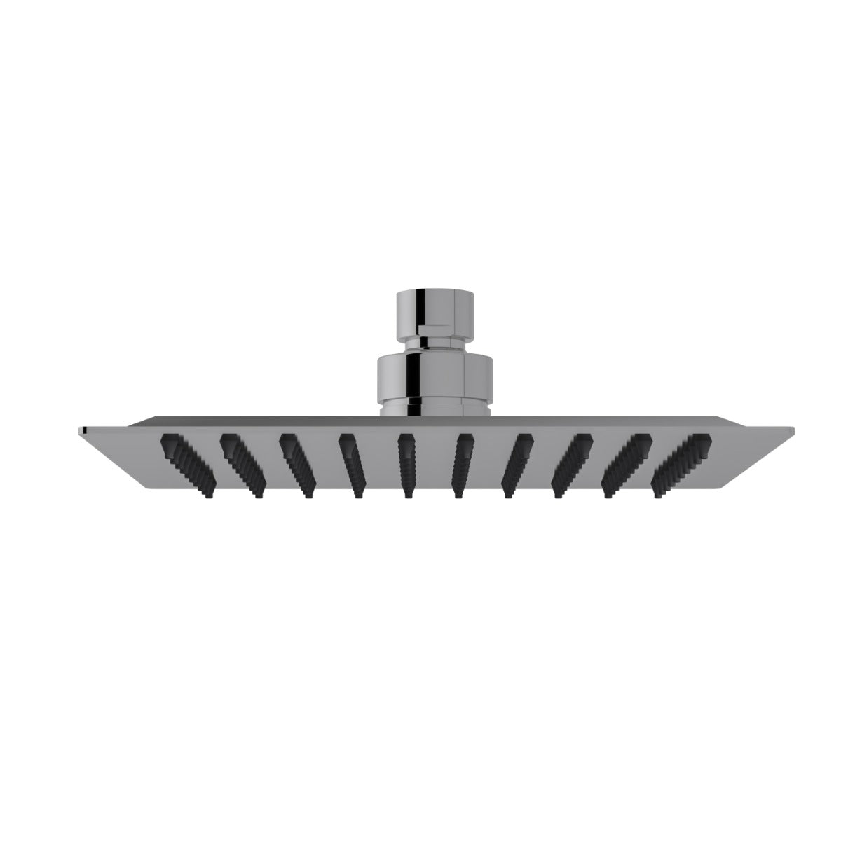 Fairford Una Concealed Shower Kit with Slide Rail Kit and Ceiling Mounted Rain Head, Chrome