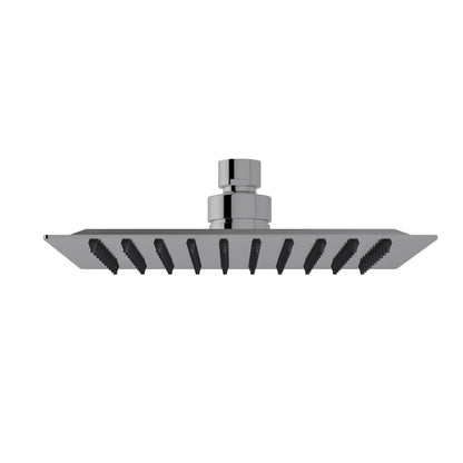 Fairford Una Concealed Shower Kit with Slide Rail Kit, Wall Mounted Rain Head and Bath Overflow Filler, Chrome
