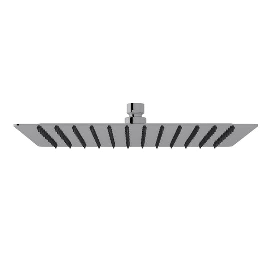Fairford Una 200 x 200mm Square Overhead Shower Head, Chrome