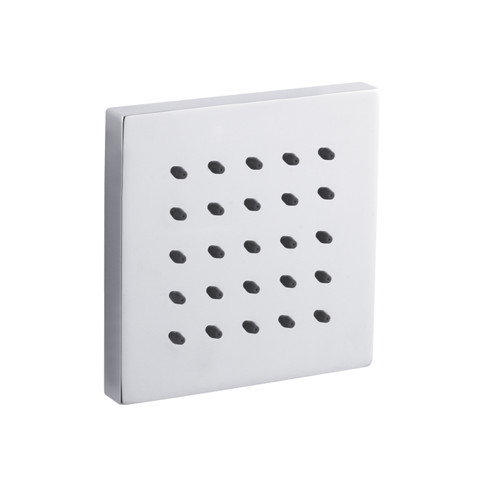 Fairford Chrome Square Tile Body Jet