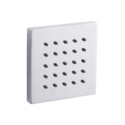 Fairford Chrome Square Tile Body Jet
