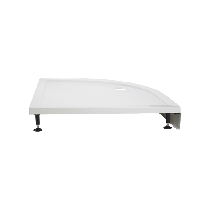 Fairford White Leg Set & Plinth Kit, 1200x900mm Curved