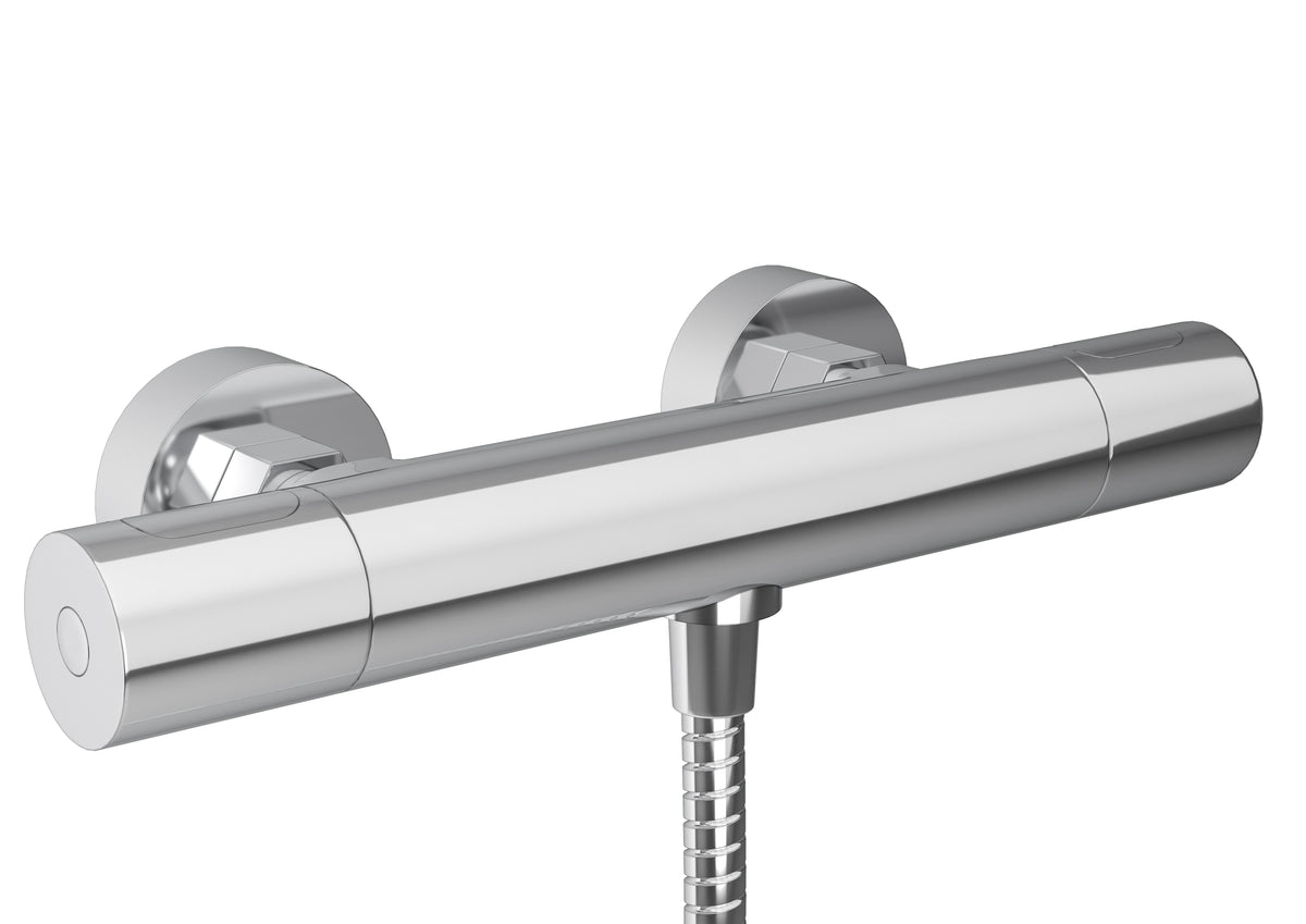 Fairford Doccia Pro Round Bar Valve, B/O