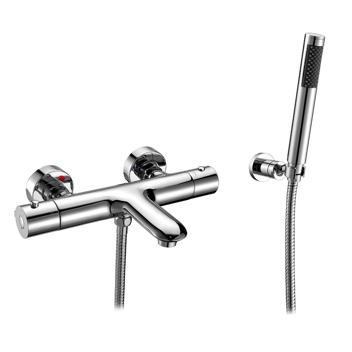 Fairford Barton Wall Mounted Thermostic Bath Shower Mixer