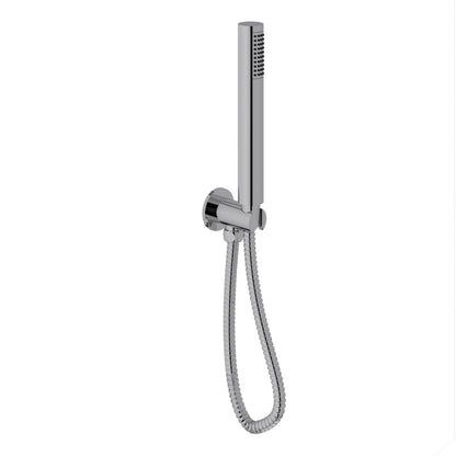 Fairford Element 5 Concealed Shower Kit with Handset, Wall Mounted Rain Head and Bath Overflow Filler, Chrome