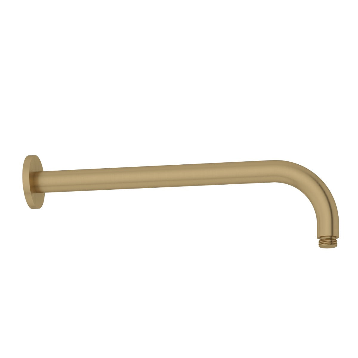 Fairford Element Brushed Brass 300mm Round Wall Mounted Arm