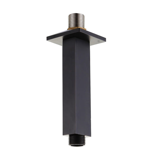 Fairford Una Matt Black 120mm Square Ceiling Mounted Arm
