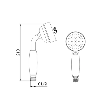 Fairford Traditional Shower Handset