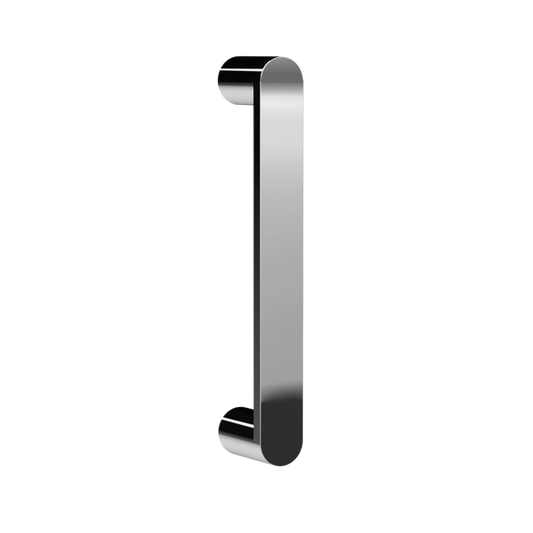 Fairford Chrome Rounded Enclosure Door Handle, 145mm